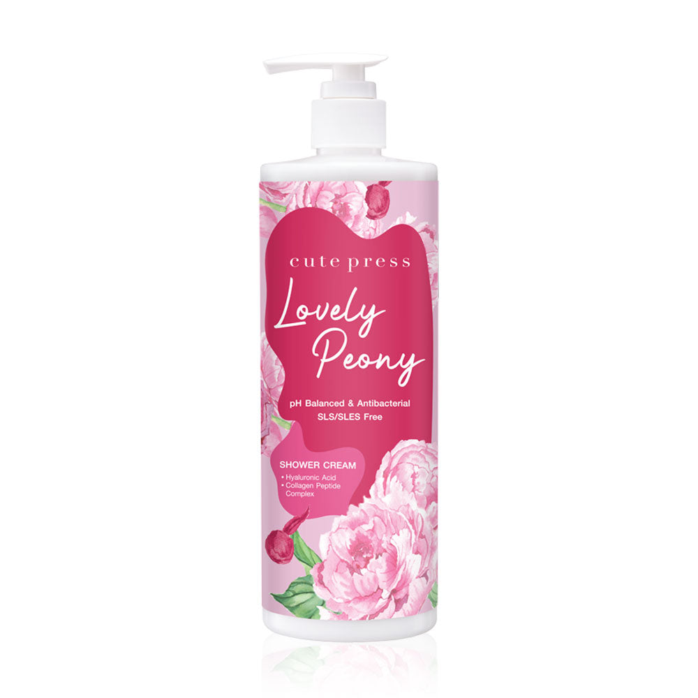 Cute Press Shower Cream - Lovely Peony 490ml - Beauty Buddy