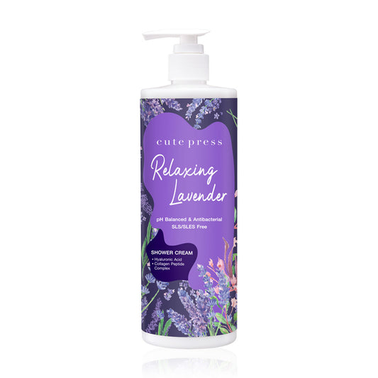 Cute Press Shower Cream - Relaxing Lavender 490ml - Beauty Buddy