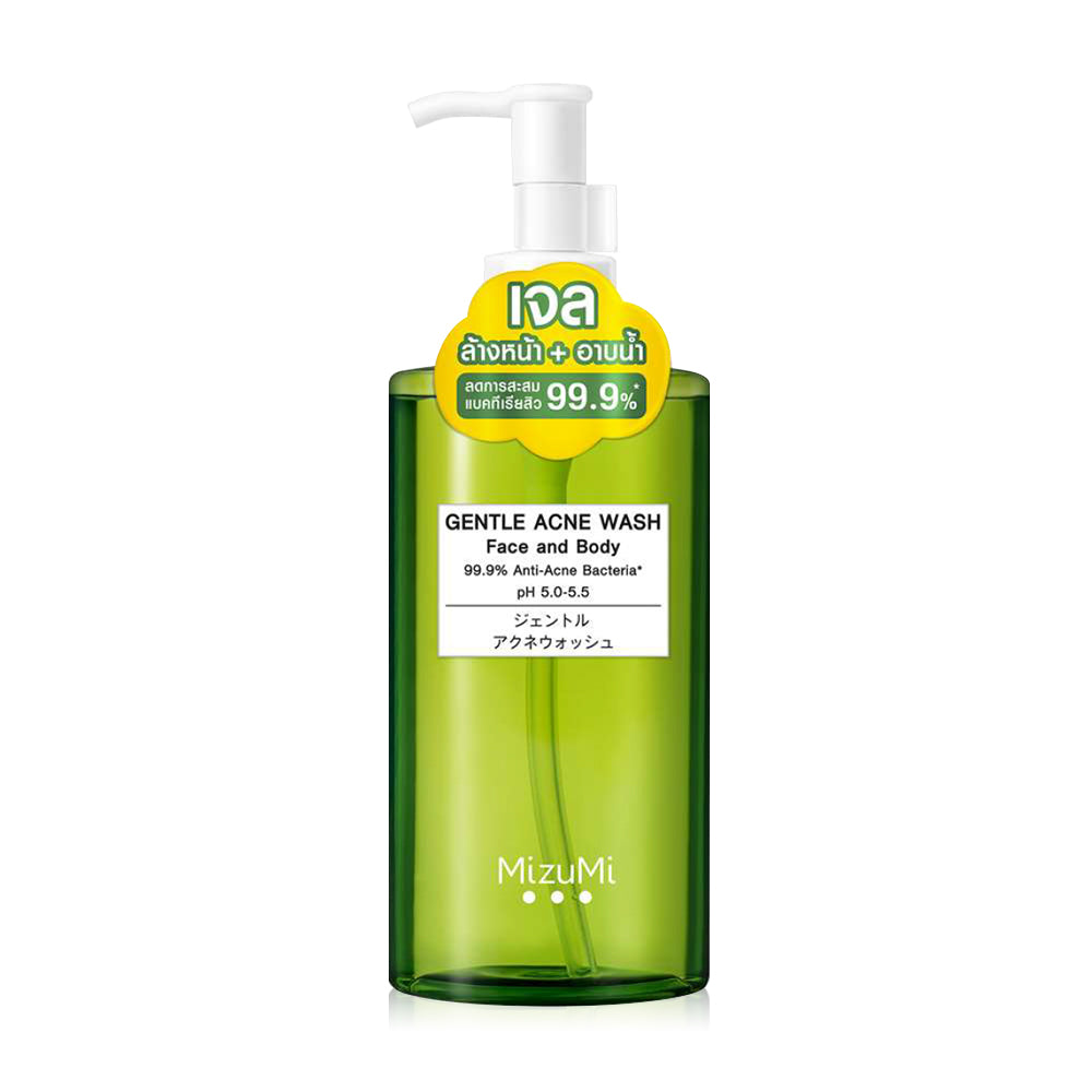 Mizumi Gentle Acne Wash - Amino Acid Formula for Face and Body
