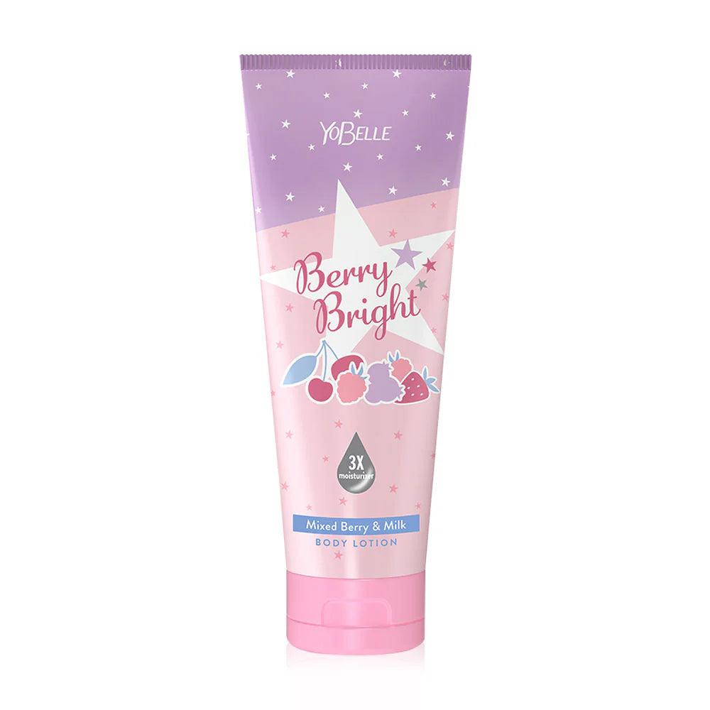 Yobelle Berry Bright Mixed Berry & Milk Body Lotion 200ml