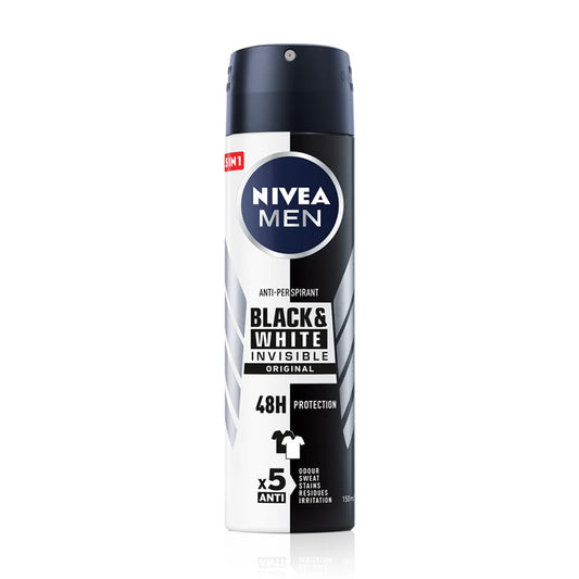 NIVEA Deodorant Spray - Invisible for Black & White, 150ml - Beauty Buddy