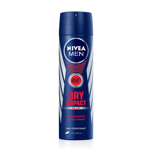NIVEA Deodorant Spray - MenÕs Dry Impact 150ml - Beauty Buddy
