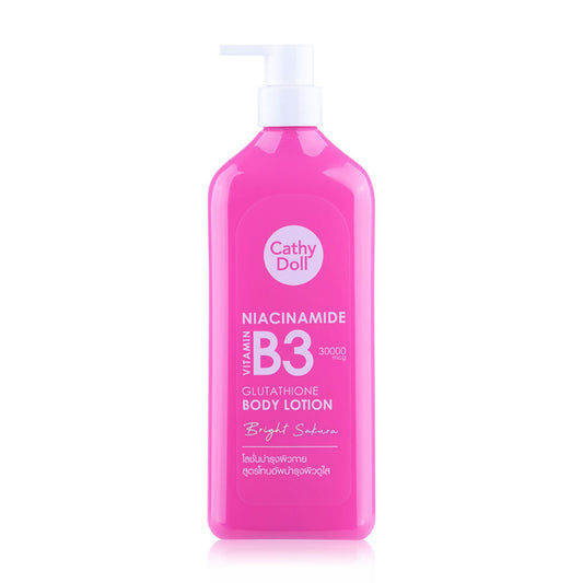 Cathy Doll Body Lotion - Niacinamide & Glutathione Brightening Sakura 450ml - Beauty Buddy