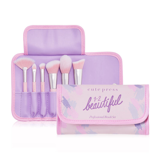Cute Press Brush Set - Professional Makeup Application Tools - Beauty Buddy