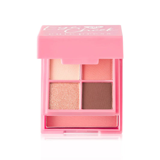Cute Press Eye & Cheek Palette - Light Pink & Brown Tones - Beauty Buddy
