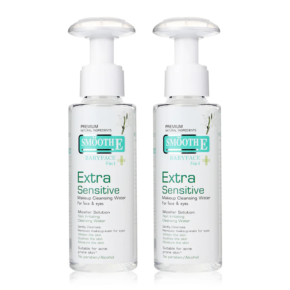 Smooth E Makeup Cleansing Water 100ml x 2pcs