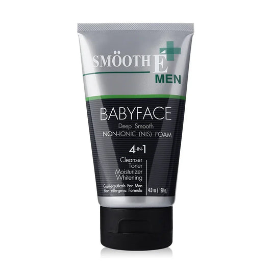 Smooth E Cleansing Foam - For Men, Oil Control Formula - Beauty Buddy