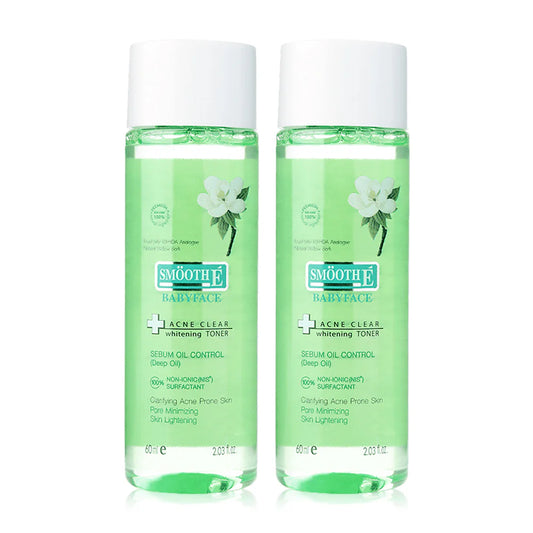 Smooth E Acne Clear Whitening Toner 60ml x 2pcs