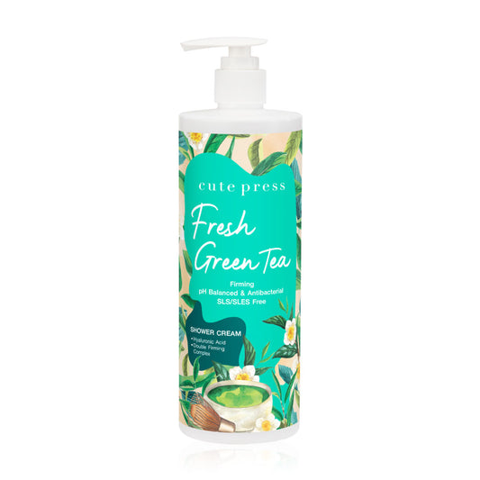 Cute Press Shower Cream - Fresh Green Tea Firming Formula - Beauty Buddy