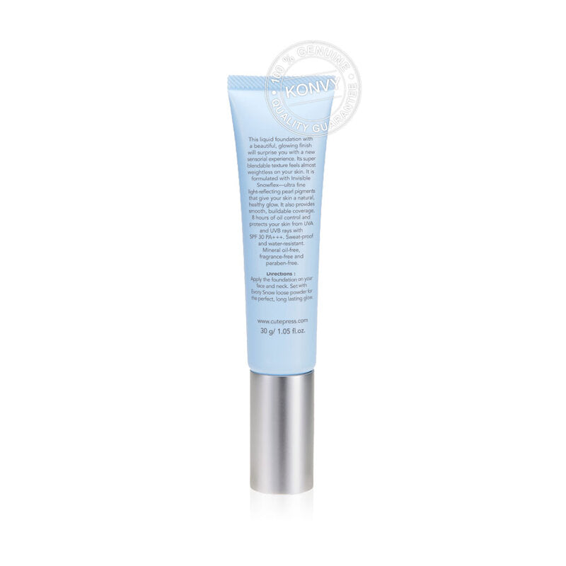 Cute Press Foundation - Evory Snow Ultralight SPF30/PA+++ - Beauty Buddy