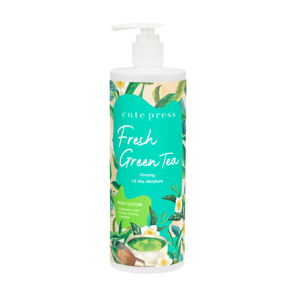 Cute Press Body Lotion - Fresh Green Tea & Double Firming Complex - Beauty Buddy