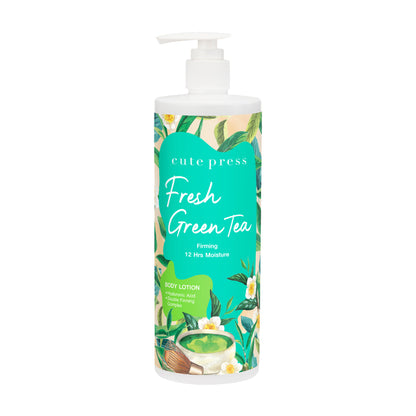 Cute Press Body Lotion - Fresh Green Tea & Double Firming Complex - Beauty Buddy