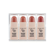 Golden Rose Nude Matte Lipstick Mini Set 4 Mini Lipsticks