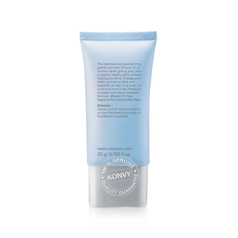 Cute Press Primer - Evory Snow Oil Control 20g - Beauty Buddy
