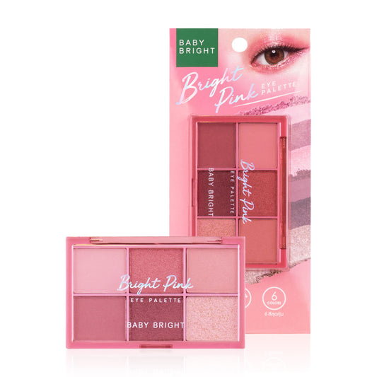 Baby Bright Eye Palette - Bright Pink with Matte and Shimmer Shades - Beauty Buddy