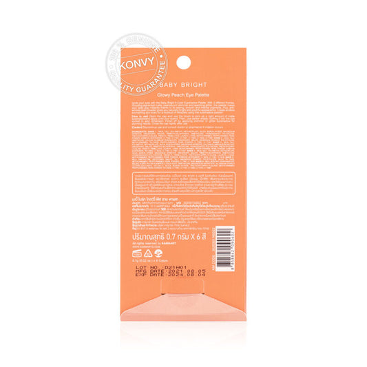 Baby Bright Eye Palette - Glowy Peach with 6 Shades - Beauty Buddy