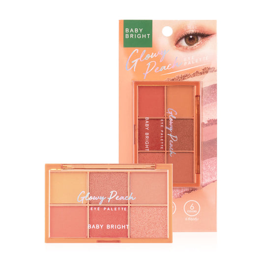 Baby Bright Eye Palette - Glowy Peach with 6 Shades - Beauty Buddy