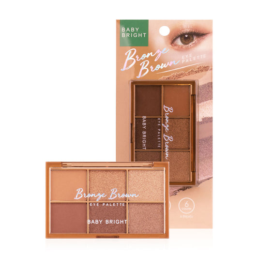 Baby Bright Eye Palette - Bronze Brown with 6 Shades - Beauty Buddy