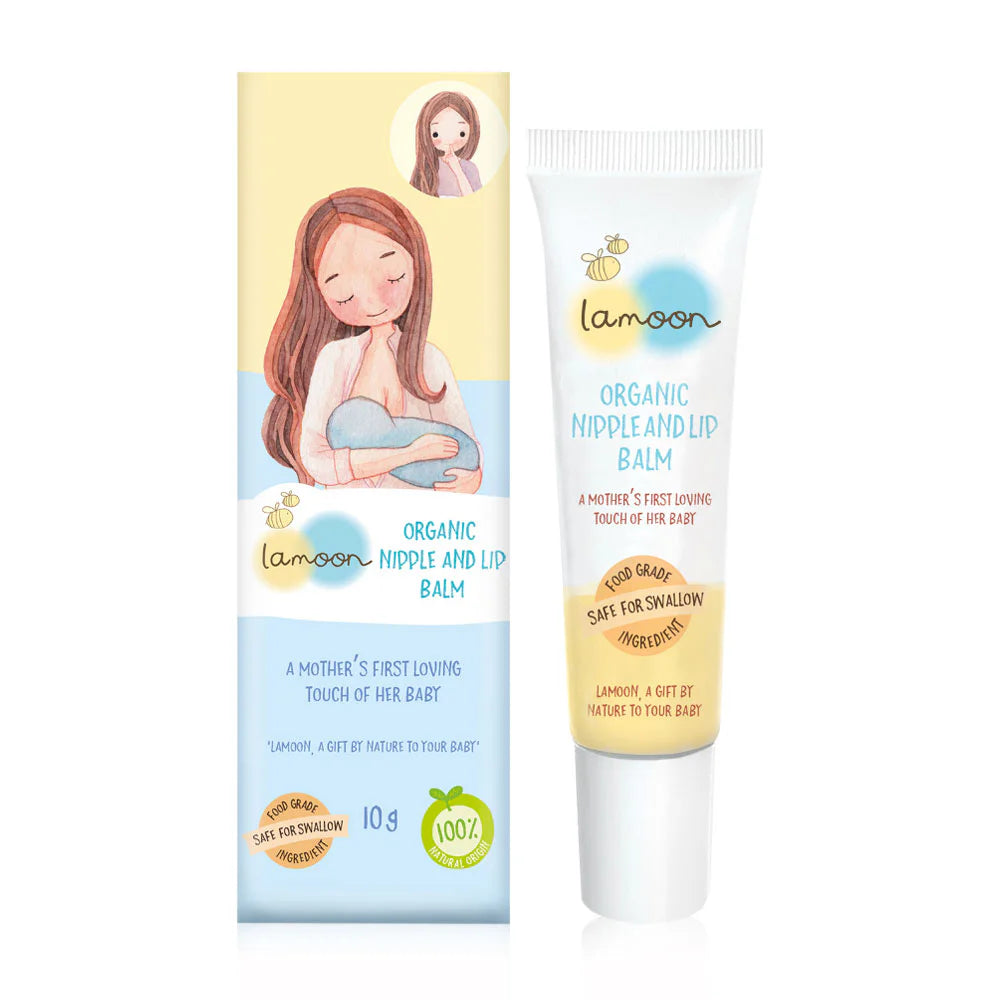 Lamoon Organic Nipple & Lip Balm 10g
