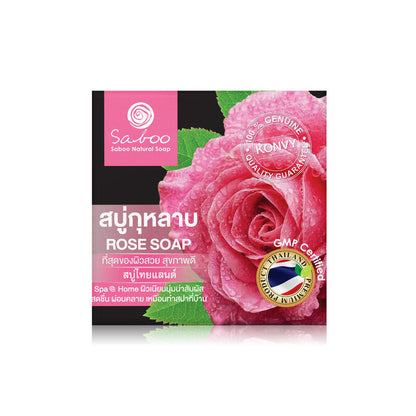 Saboo Thailand Natural Soap Black Box Rose 100g