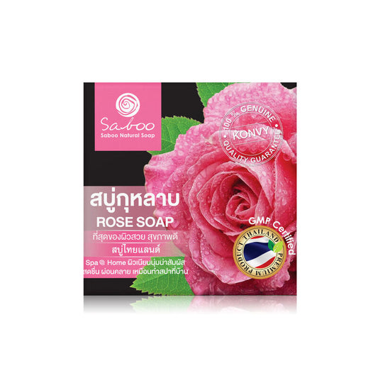 Saboo Thailand Natural Soap Black Box Rose 100g