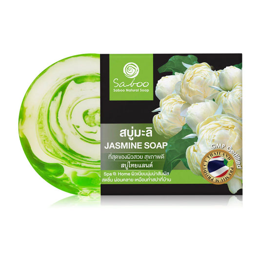 Saboo Thailand Natural Soap Black Box Jasmine 100g
