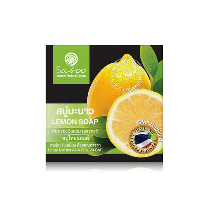 Saboo Thailand Natural Soap Black Box Lemon 100g