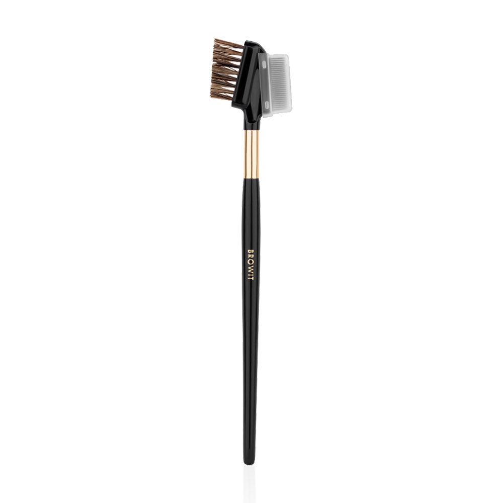 Browit Brow Comb & Brush - Professional Eyebrow and Lash Tool