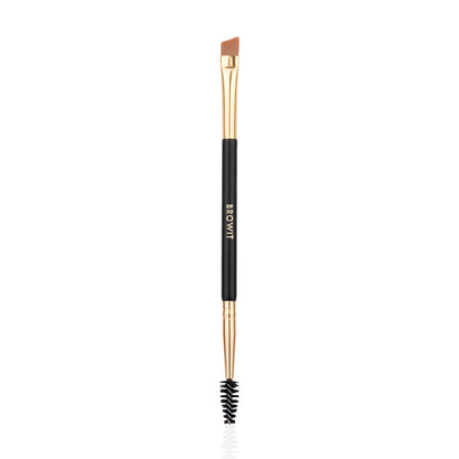 Browit Angle Brush & Spoolie - Professional Eyebrow Styling Tool - Beauty Buddy