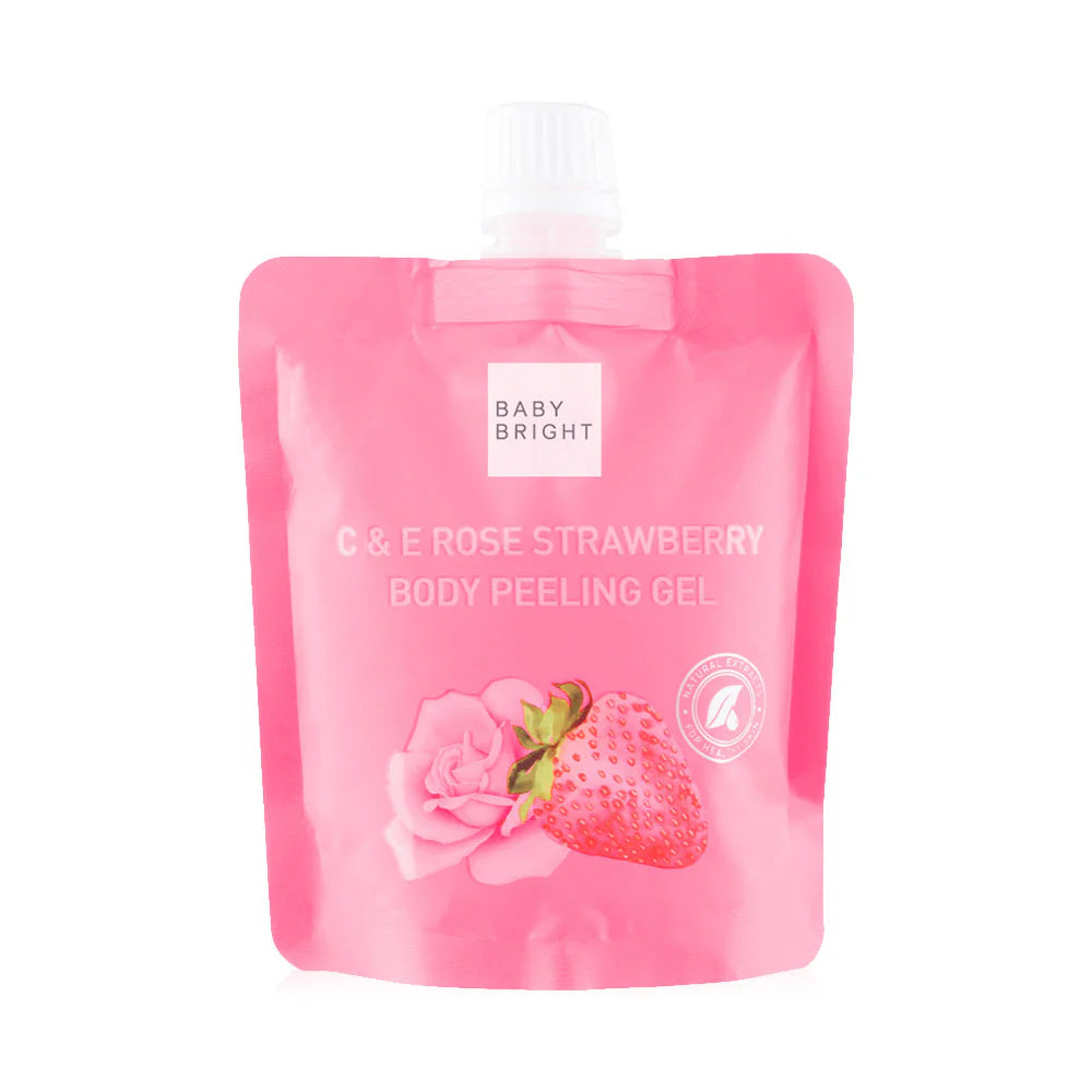 Baby Bright Body Peeling Gel - C & E Rose Strawberry Formula - Beauty Buddy