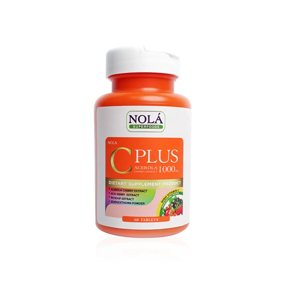Nola Superfoods Nola C Plus Acerola Cherry Extract 1000mg 60 Tablets _________ vitamin C dietary supplement