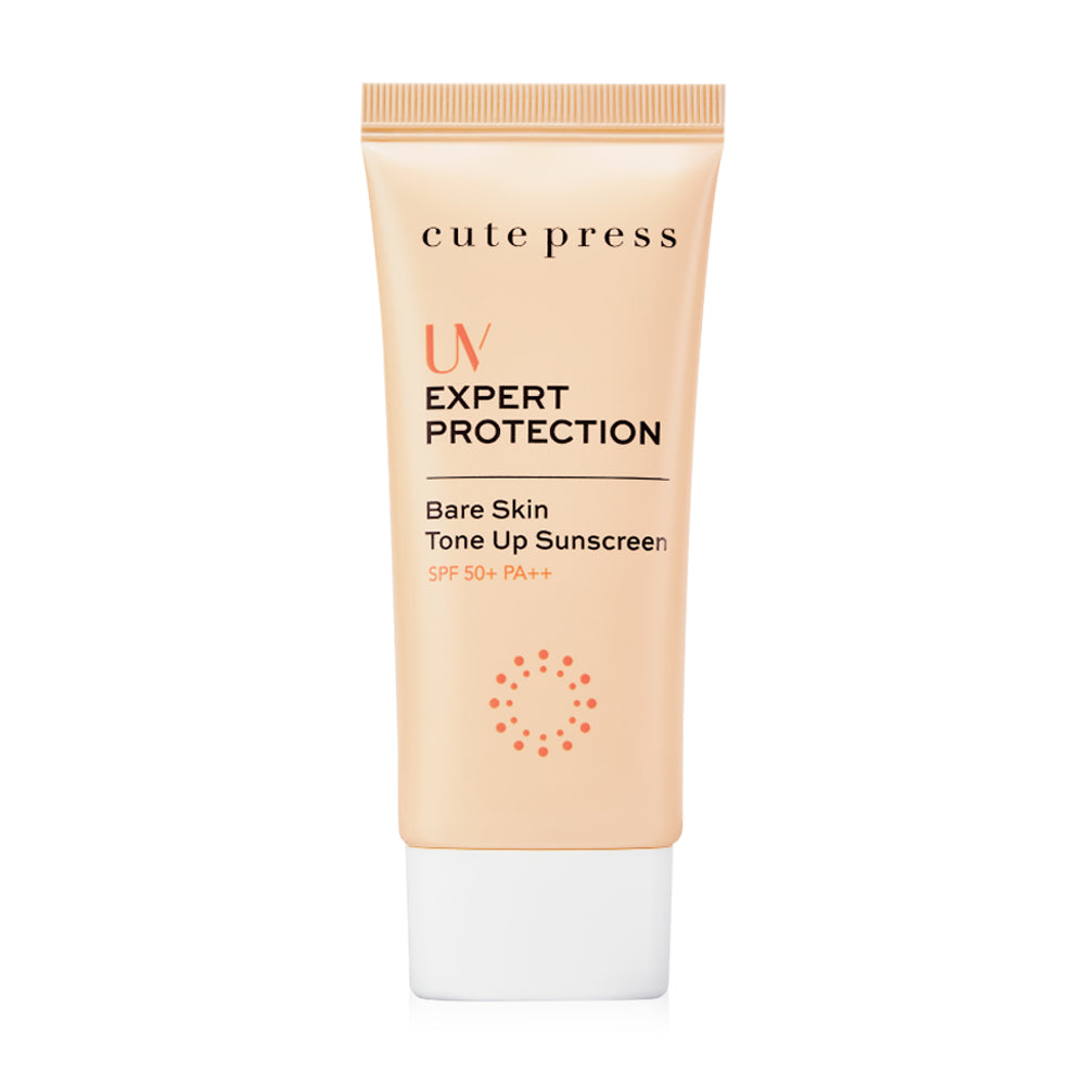 Cute Press UV Expert Protection Bare Skin Tone Up Sunscreen SPF 50+/PA++ 30g