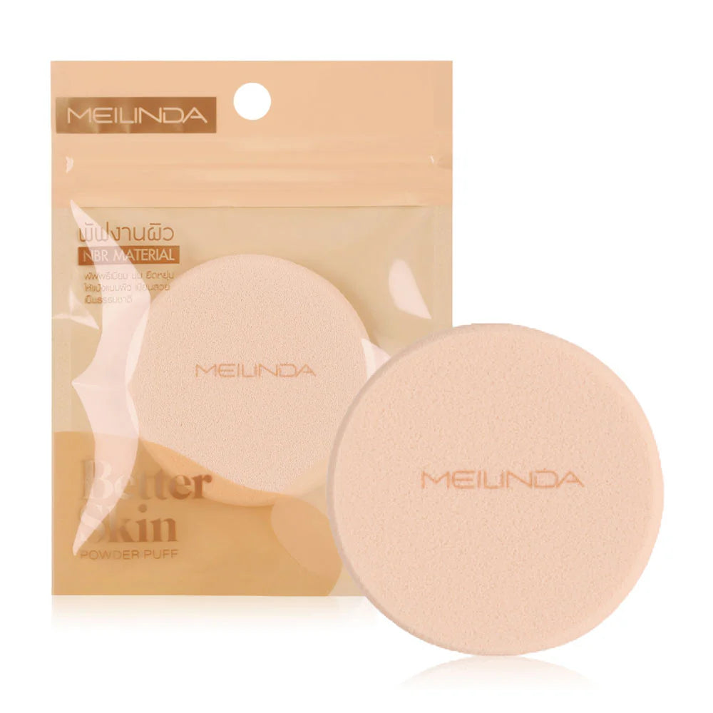 Mei Linda Better Skin Powder Puff - #Round