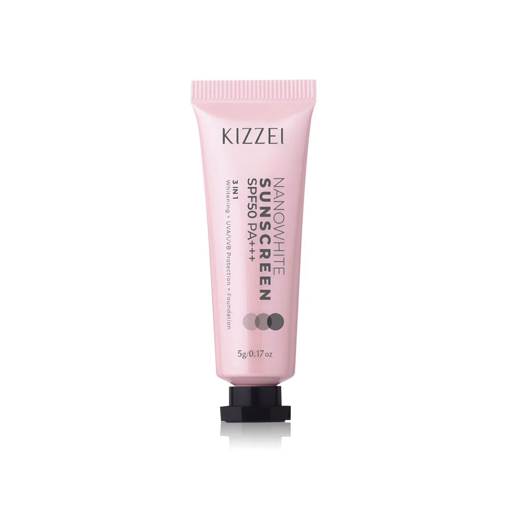 Kizzei Nanowhite Sunscreen SPF50PA+++ 5g 3in1