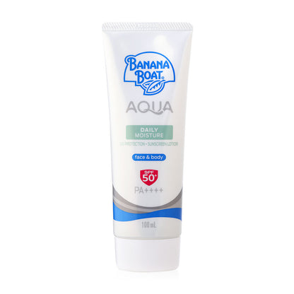 Banana Boat Aqua Daily Moisture UV Protection Sunscreen Lotion SPF 50+/PA++++ Face&Body 100ml