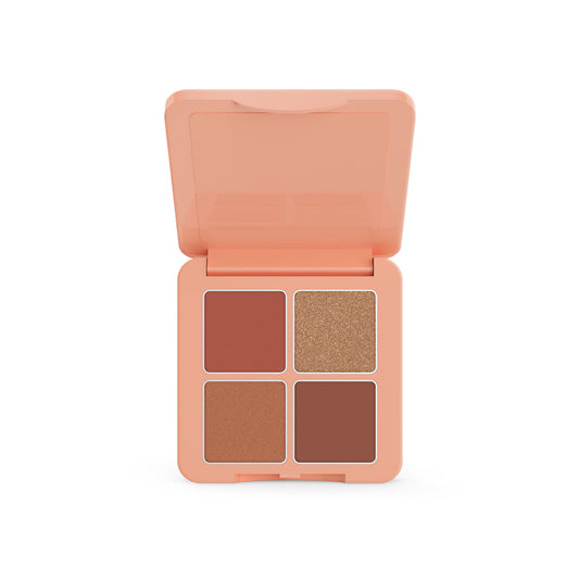 SASI Eyeshadow Palette - Unique Orange 4 Colors, 3 Textures - Beauty Buddy