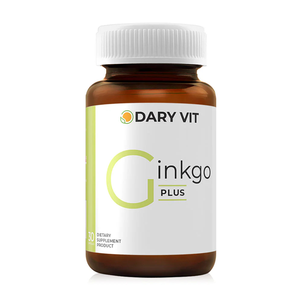Dary Vit Gingko Plus Dietary Supplement 30 Capsules
