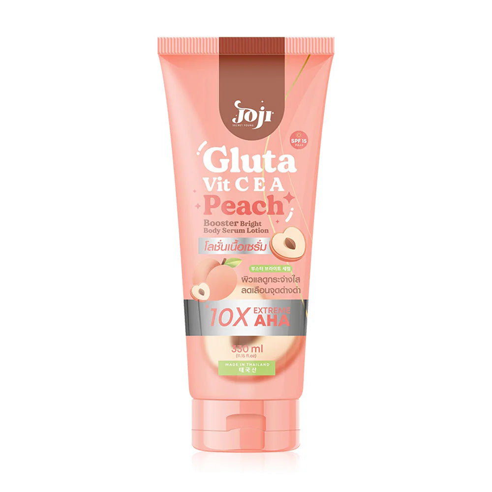 JOJI Secret Young Gluta Vit CEA Peach Booster Bright Body Serum Lotion 330ml