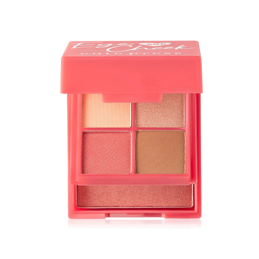 Cute Press Eye & Cheek Palette - Coral Peach Tones - Beauty Buddy