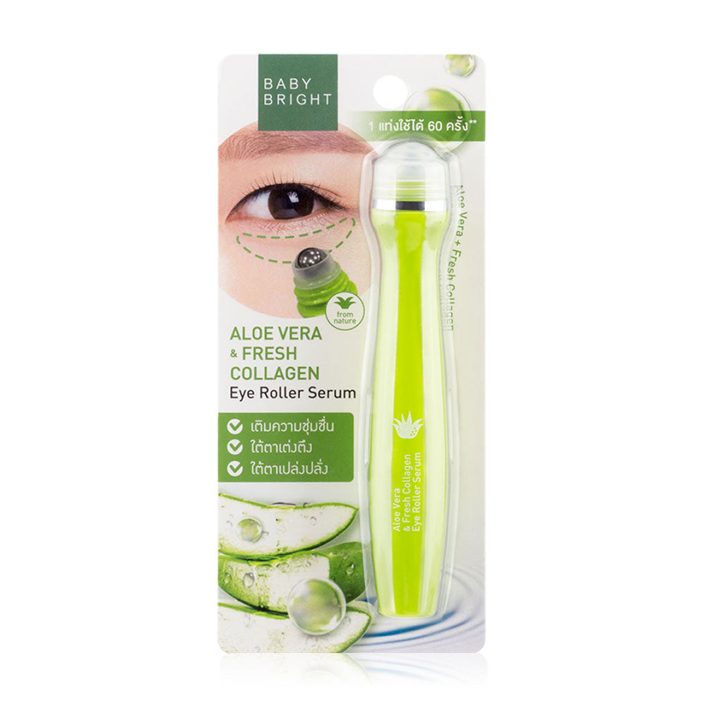 Baby Bright Eye Roller Serum - Aloe Vera & Fresh Collagen - Beauty Buddy