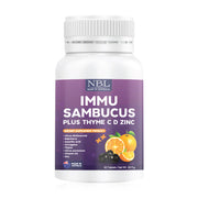 NUBOLIC Immu Sambucus Plus Thyme CD Zinc 30 Tablets dietary supplement for birds