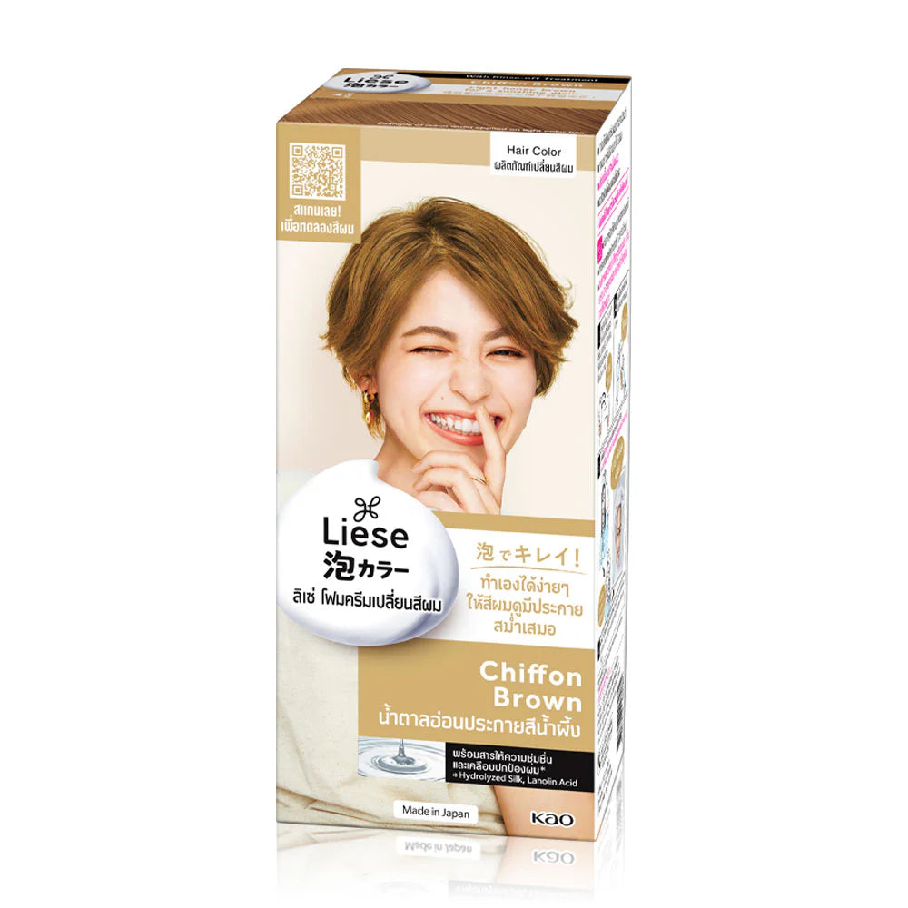 Liese Creamy Bubble Color 108g #Chiffon Brown