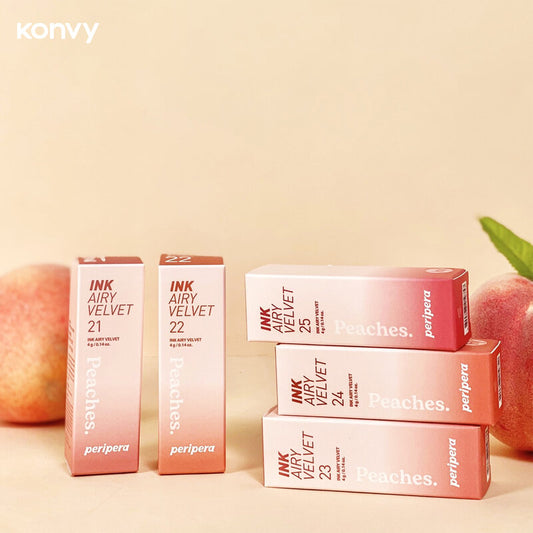 Peripera Lip Tint - Airy Velvet #022 Center Peach - Beauty Buddy