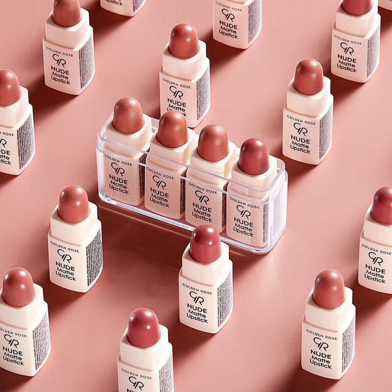Golden Rose Nude Matte Lipstick Mini Set 4 Mini Lipsticks