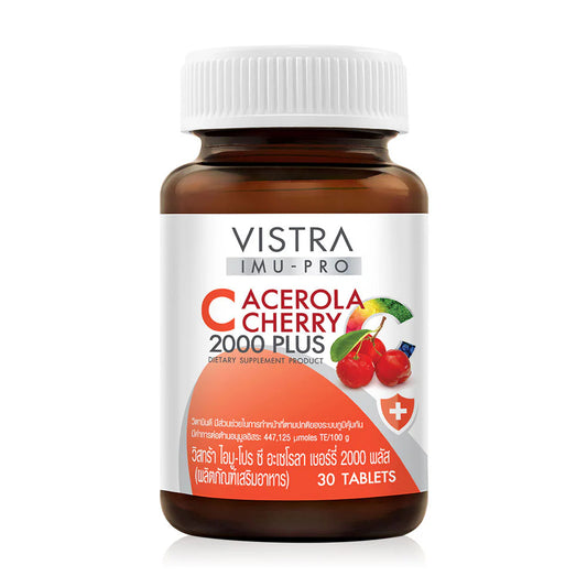 Vistra Imu-Pro C Acerola Cherry 2000 Plus 30 Tablets