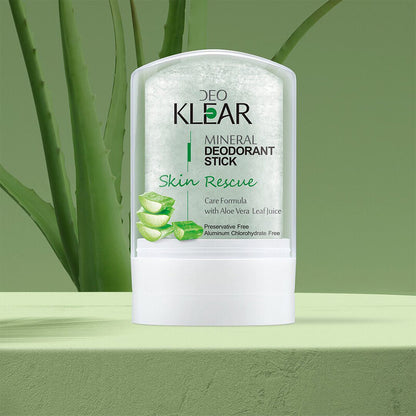 DEOKLEAR Skin Rescue Mineral Deodorant Stick 60g