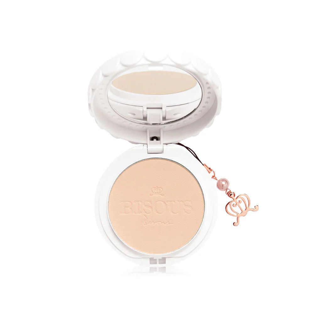 Bisous Bisous White Posy Whitening Powder Pact SPF30 PA+++ 12g #02 Ivory Soft