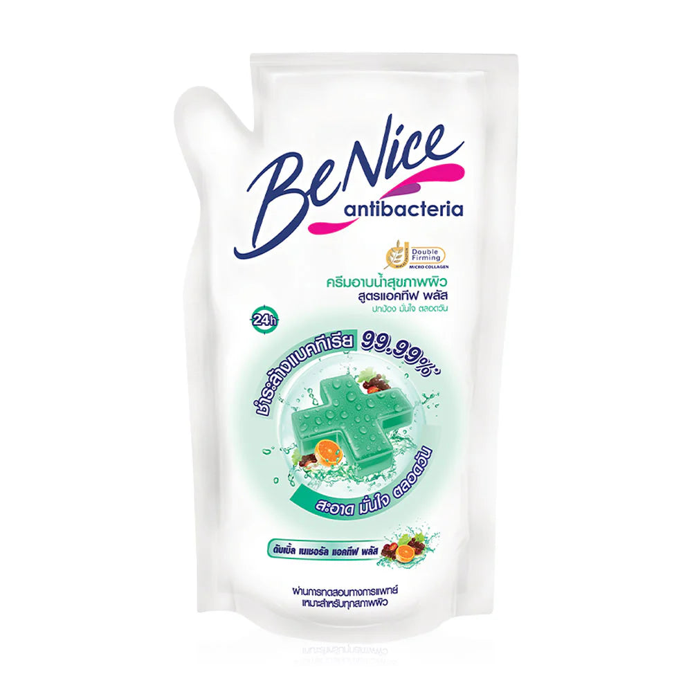 BeNice Antibac Shower Cream Active Clean Refill 400ml