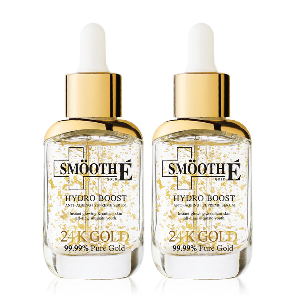Smooth E 24K Gold Hydroboost anti-aging Supreme Serum 30ml x 2pcs