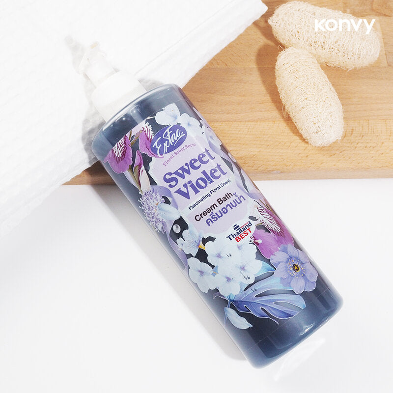 EXFAC Sweet Violet Scent Shower Cream 480ml